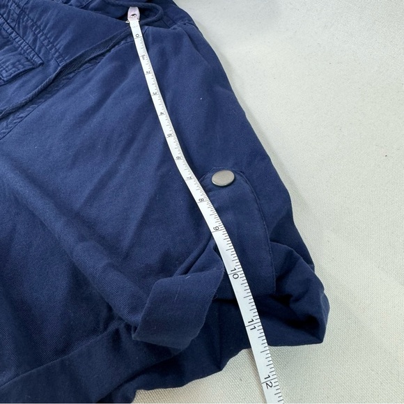 Torrid Short Sleeve Navy Blue Anorak Hooded Jacket 3X Military Jacket 10840752 - Picture 9 of 11